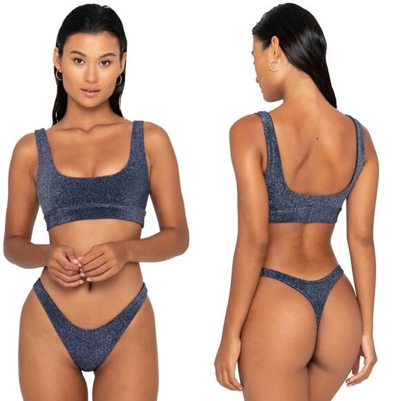 FAE Swim MAVEN Bikini Top - Midnight - Scooped Neckline - Sustainable - Picture 1 of 11